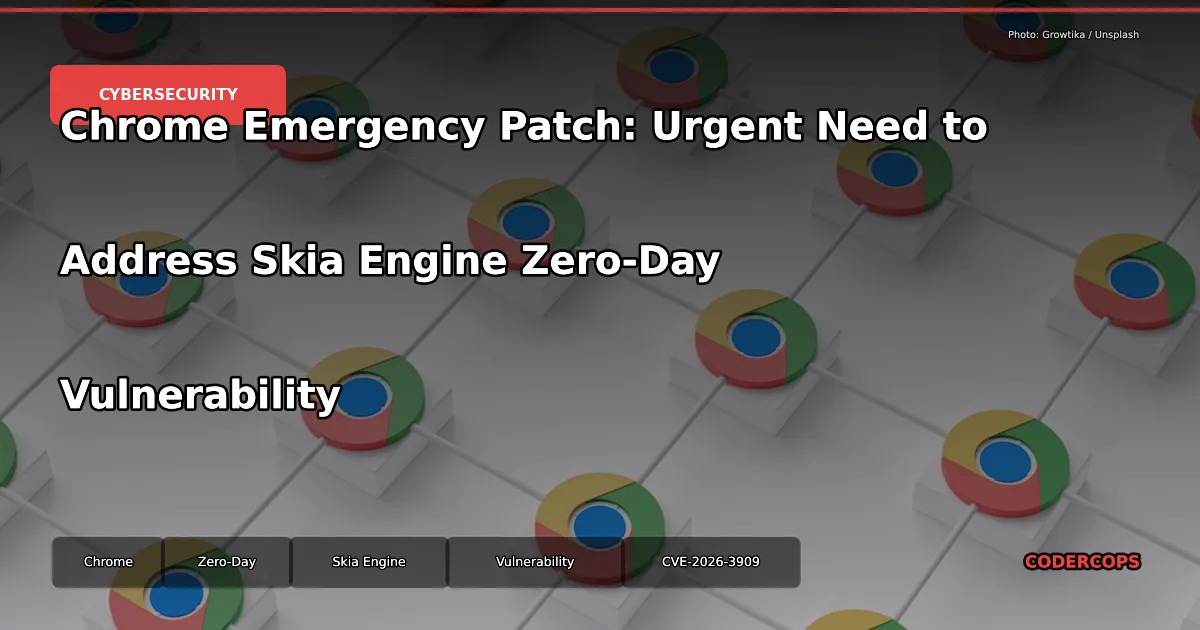 Chrome Emergency Patch: Urgent Need to Address Skia Engine Zero-Day Vulnerability