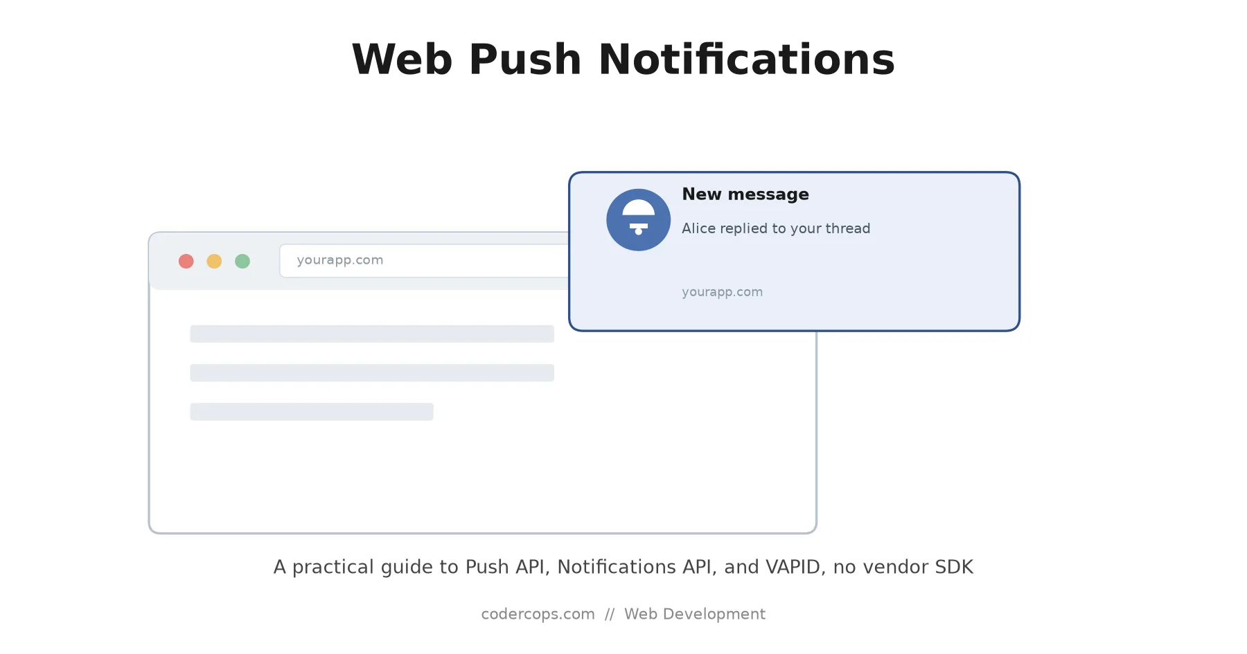 Web Push Notifications Without a Vendor: A Practical Implementation Guide